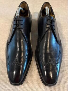 9 EEE Extra Wide Florsheim Imperial Arno Black Leather Wingtip Derby 14012-001